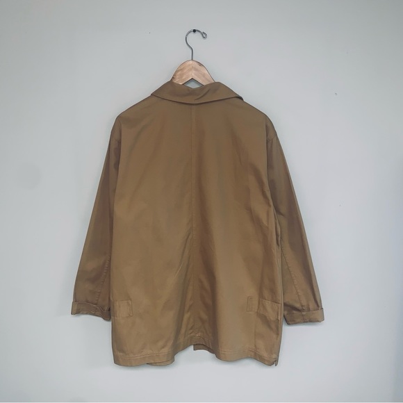Denim&Co Vintage Light Jacket Utility‎ Workwear Tan Khaki Women’s  Size Large - Picture 7 of 7